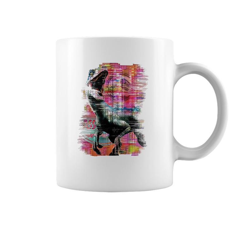 Kids Jurassic World Fallen Kingdom Dino Glitch Graphic Coffee Mug