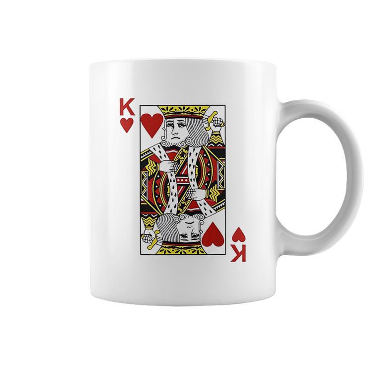 King Of Hearts  Blackjack Cards Poker Coffee Mug