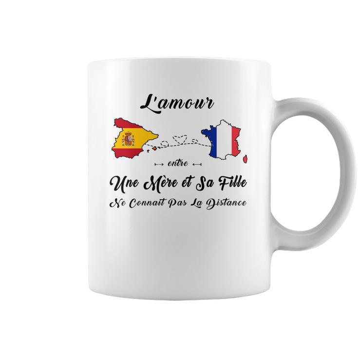 Lamour Entre Une Mère Et Sa Fille Ne Connaît Pas La Distance Coffee Mug