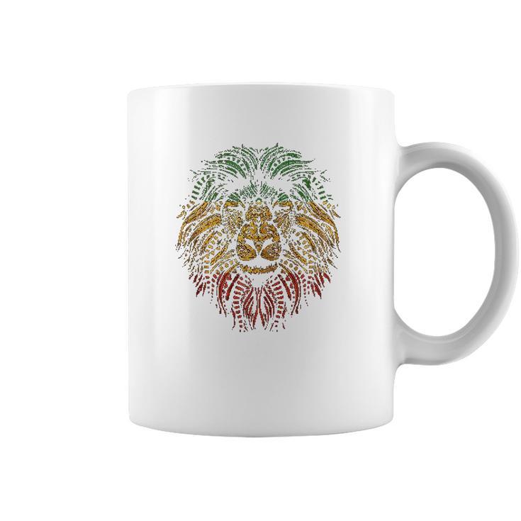 Lion Rasta Roots Rock Reggae Graphic Coffee Mug