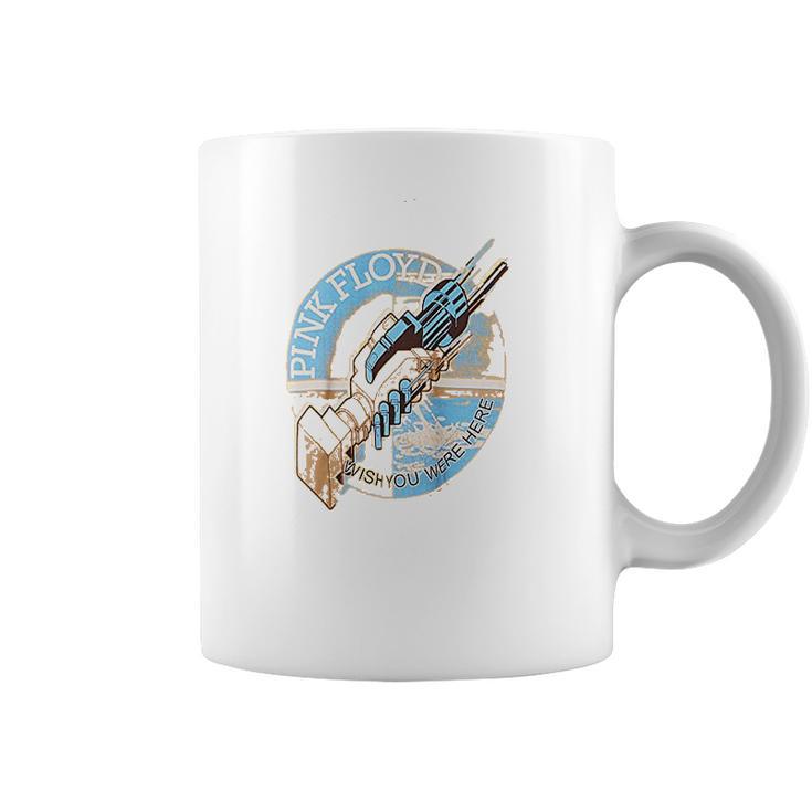 Liquid Blue Pink Floyd Welcome To The Machine Coffee Mug