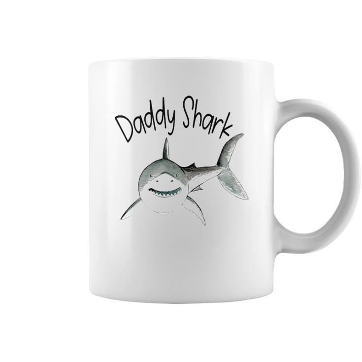 I Love Daddy Shark Coffee Mug