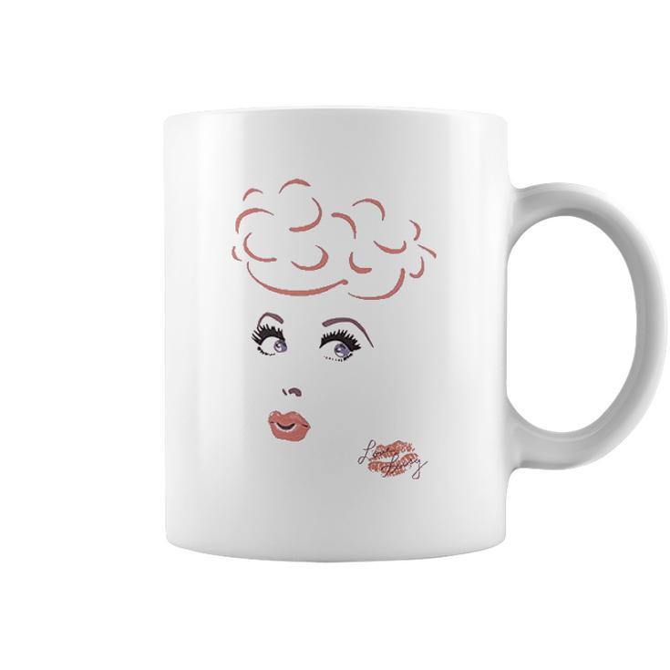 I Love Lucy 50S Tv Series Eyelashes Coffee Mug