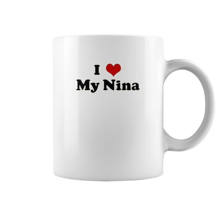 I Love My Nina Coffee Mug