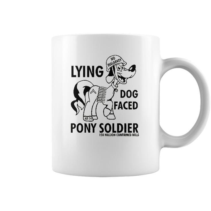 Lying Dog Faced Pony Soldier Coffee Mug