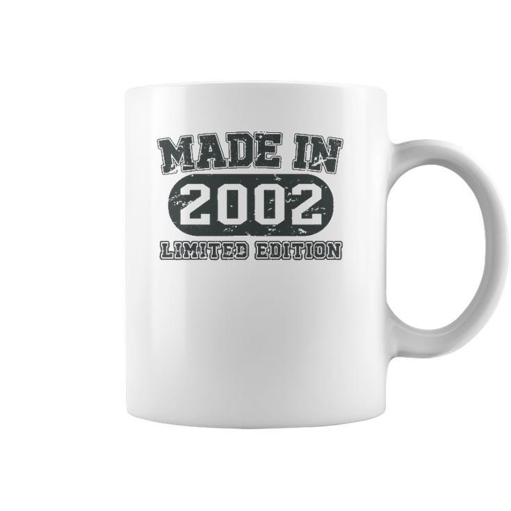 Made In 2002 Cool 20 Years Old Bday Men Women 20Th Birthday Coffee Mug