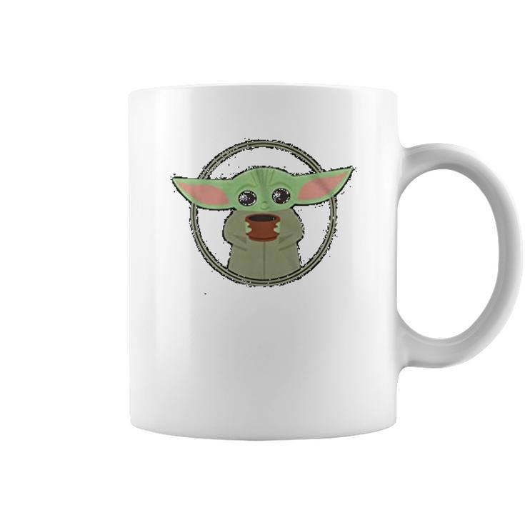 The Mandalorian Child Baby Yoda Chibi Soup Coffee Mug