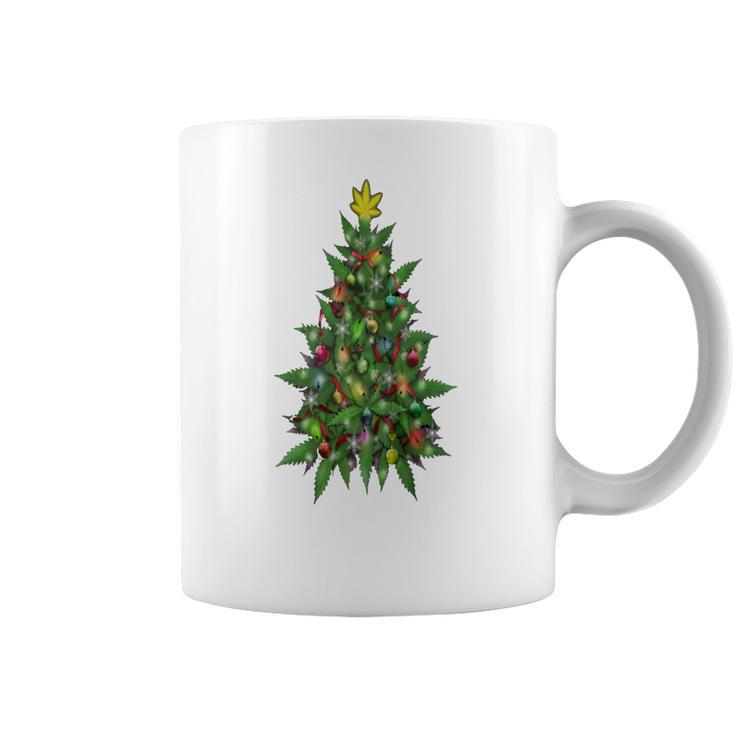 Marijuana Christmas Tree Coffee Mug