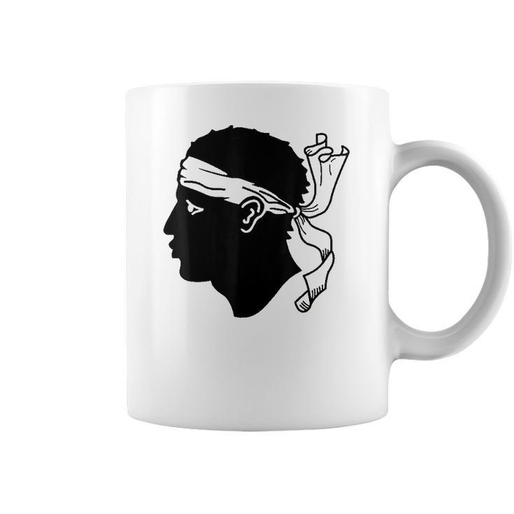 Maure Moors Head Sardinia Corsica Graphic Coffee Mug