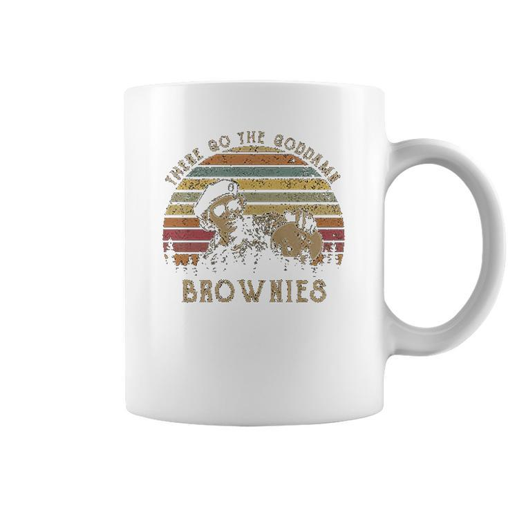 Mens There Go The Goddamn Brownies Vintage Coffee Mug