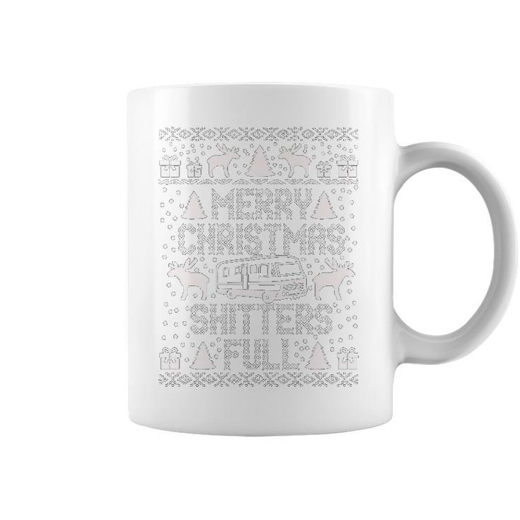 Meri Christmas Shitters Full Funny T Coffee Mug