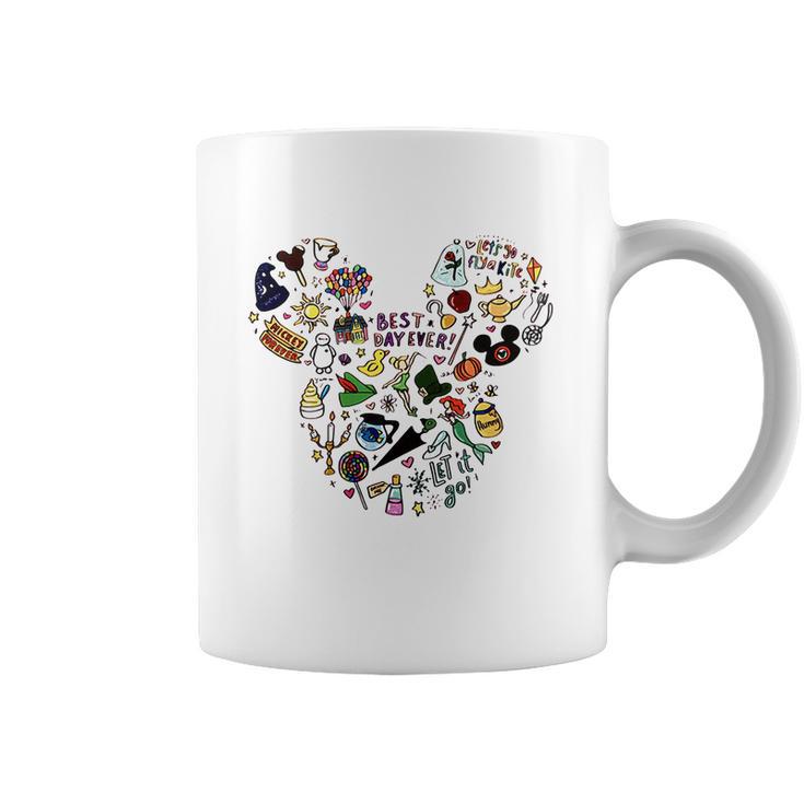 Mickey Mouse Head Best Day Ever Coffee Mug