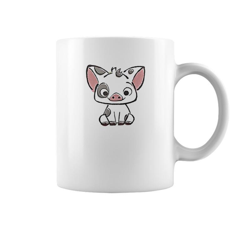 Moana Pua The Pig Girls Cute At Front Coffee Mug