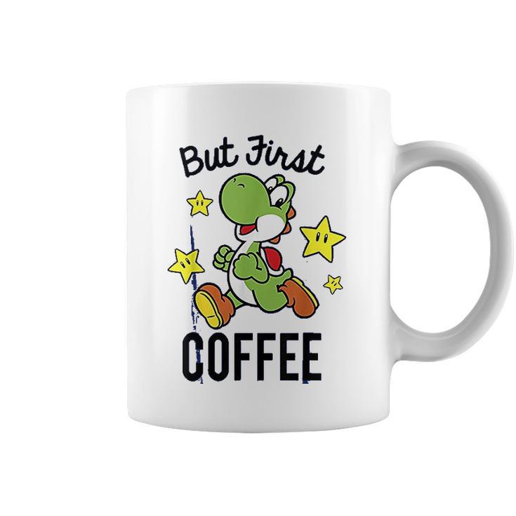 Nintendo Super Mario Yoshi Stars First Coffee Coffee Mug