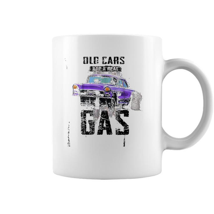 Old Cars Are A Real Gas  Drag Racing Gasser Coffee Mug