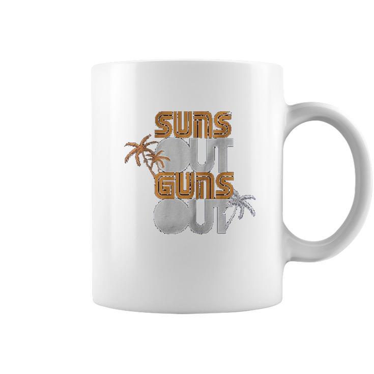 Palm Trees Suns Out Coffee Mug