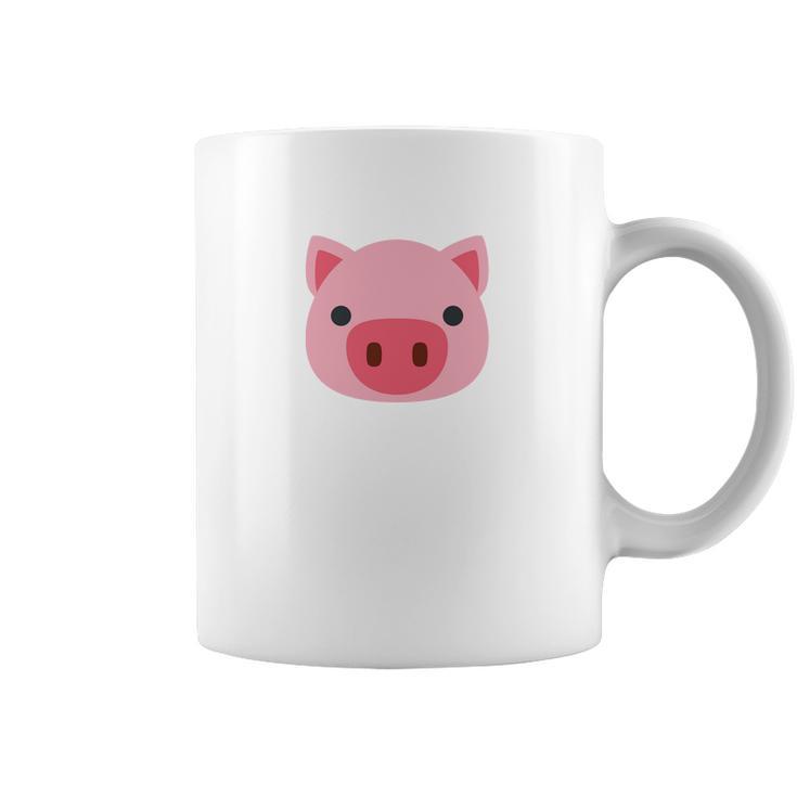 Pig Emoji Cute Porky Head Design T Little Pink Pig T Shirt Coffee Mug