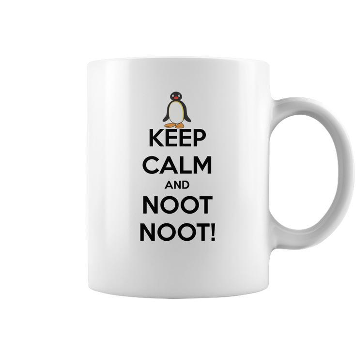 Pingu Keep Calm And Noot Noot Coffee Mug