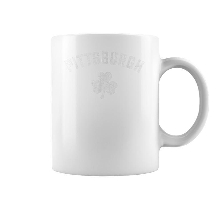 Pittsburgh Irish St Patricks  - Pattys Day Shamrock Coffee Mug