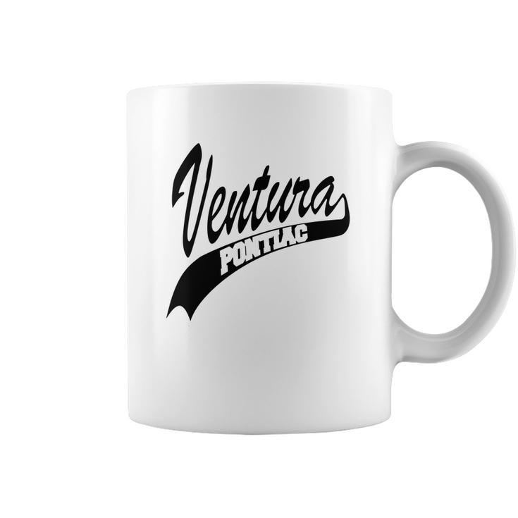 Pontiac Ventura - White Outline Coffee Mug