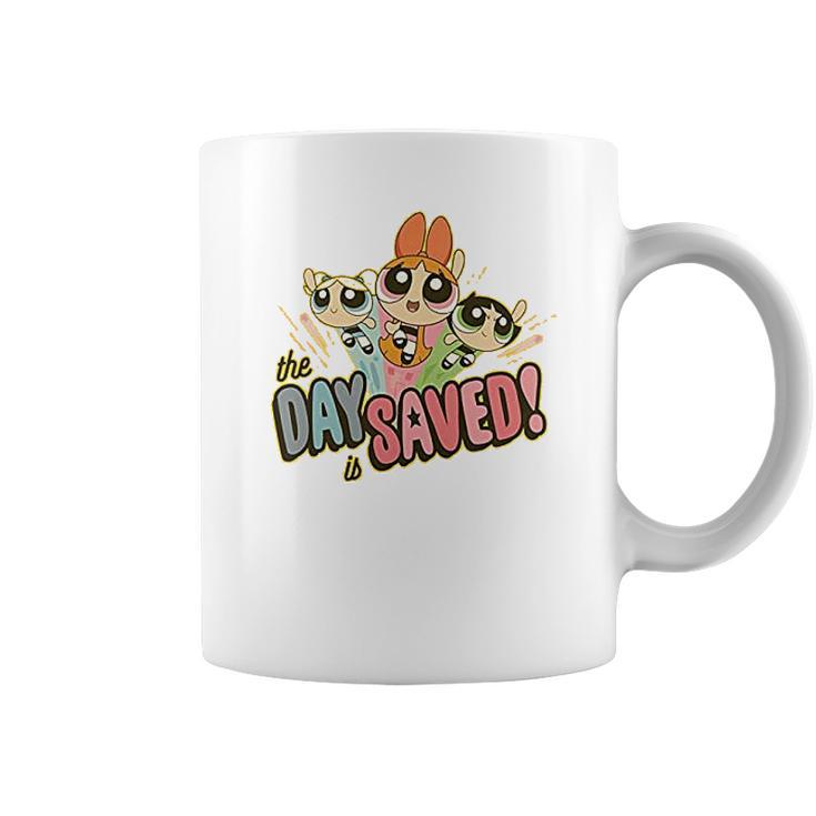 Powerpuff Girls The Day Is Saved Pattern Coffee Mug