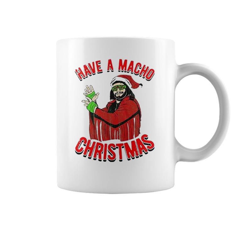 Randy Macho Man Savage Have A Macho Christmas Graphic Coffee Mug