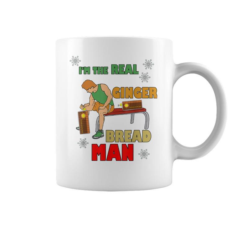 Im The Real Ginger Bread Man Muscle Gym Workout Coffee Mug