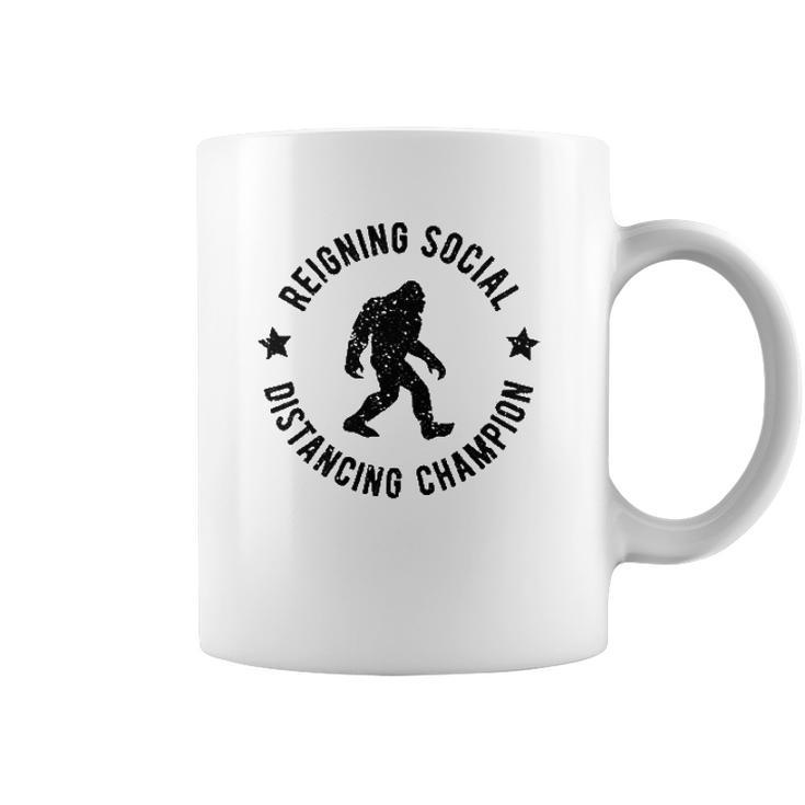 Reigning Social Distancing Champion Coffee Mug