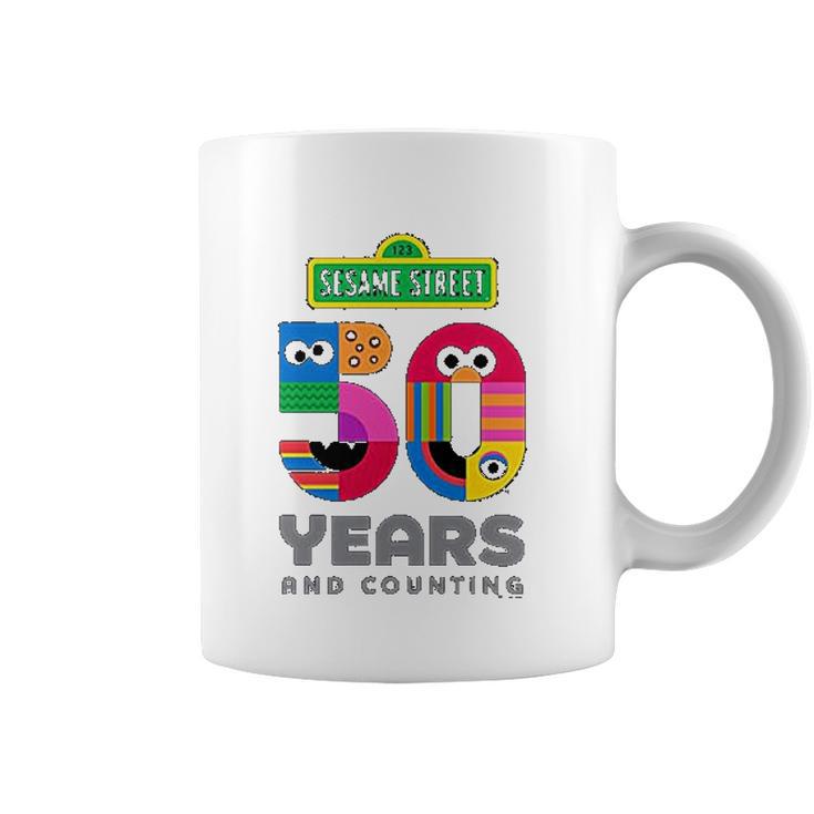 Sesame Street 50 Years Coffee Mug