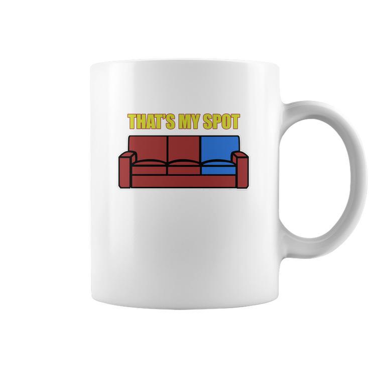 Sheldon Cooper Thats My Spot Coffee Mug