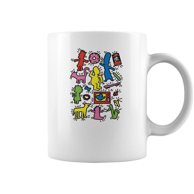 Simpsons X Keith Haring Coffee Mug