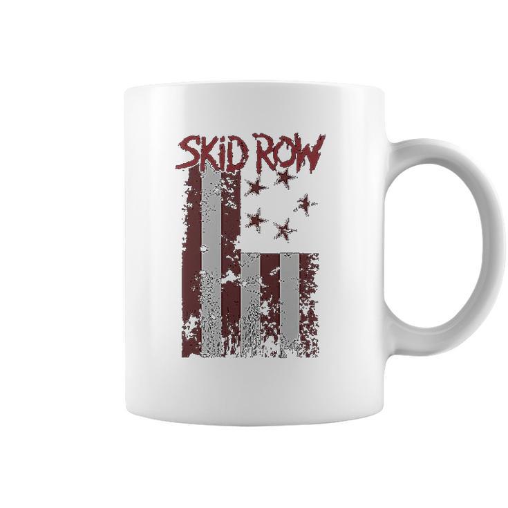 Skid Row Distressed Print Flag Coffee Mug