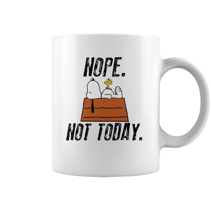 Snoopy Peanuts Nope Not Today Shirt Hoodie Tank Top Coffee Mug