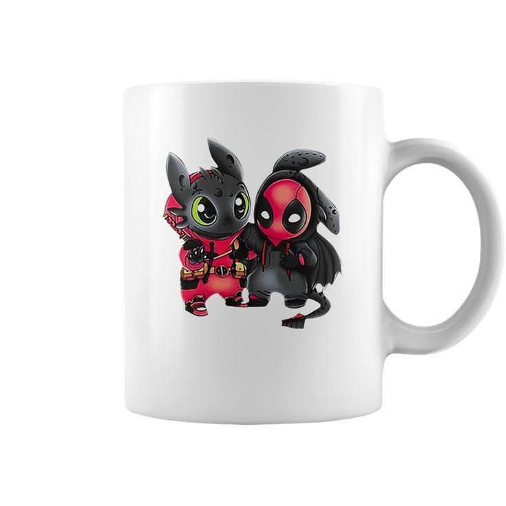 Stitch And Spiderman Coffee Mug