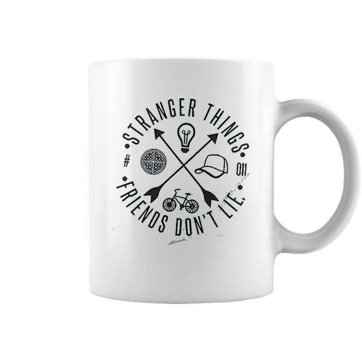 Stranger Things Friends Dont Lie Vintage For Teen Girls Graphic Coffee Mug