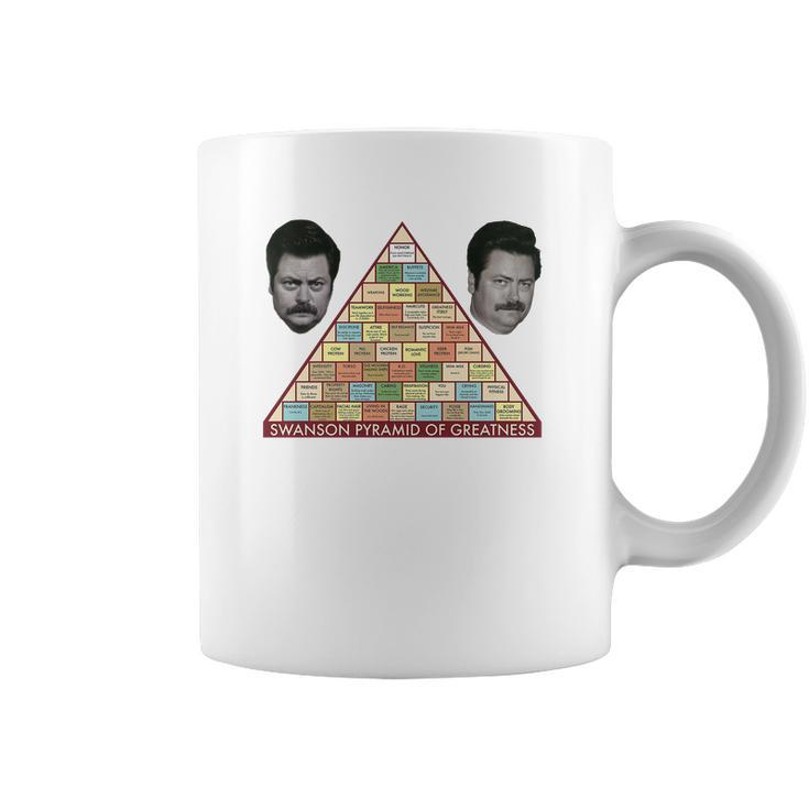 Swanson Pyramid Of Greatness Coffee Mug