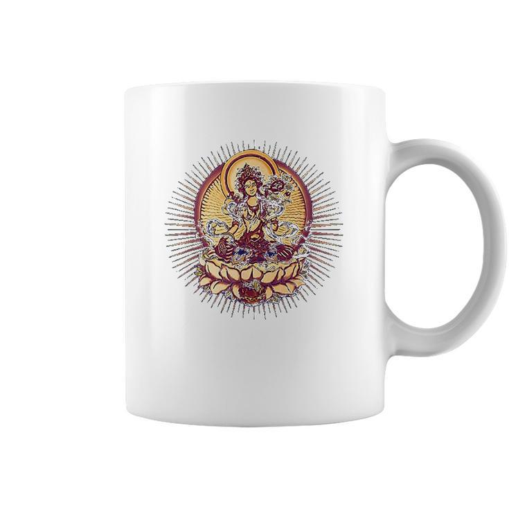 Tara Tibet Buddhismus Lotus Coffee Mug