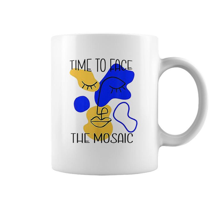 Time To Face The Mosaic Coffee Mug