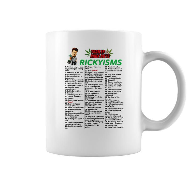 Trailer Park Boys Rickyisms Shirt T Shirt Tee Coffee Mug