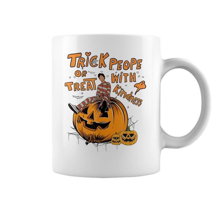 Trick Or Treat People With Kindness Halloween Coffee Mug