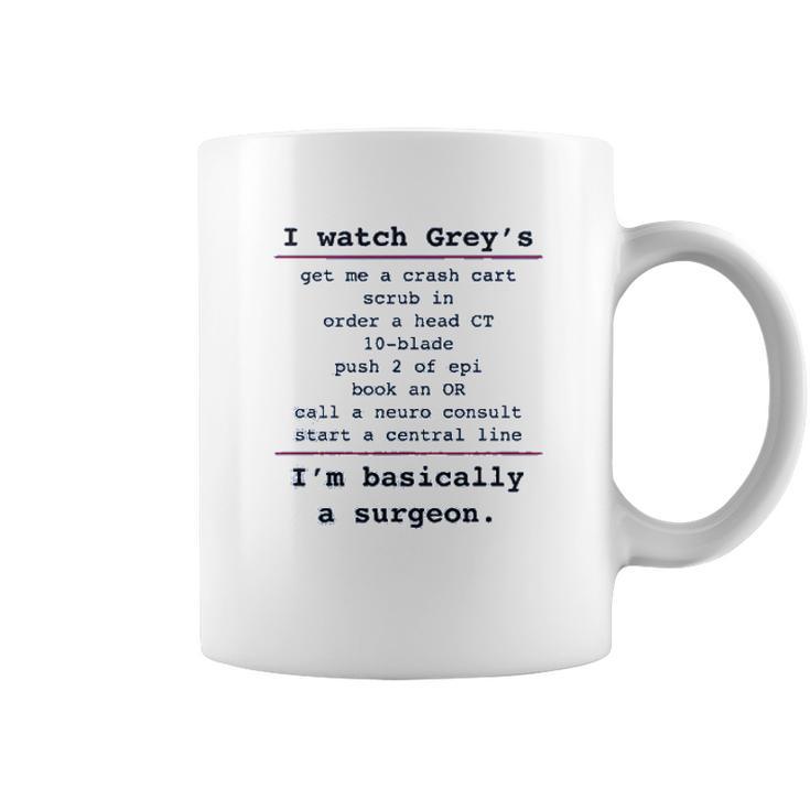 Ugp Campus Apparel Basically A Surgeon Coffee Mug