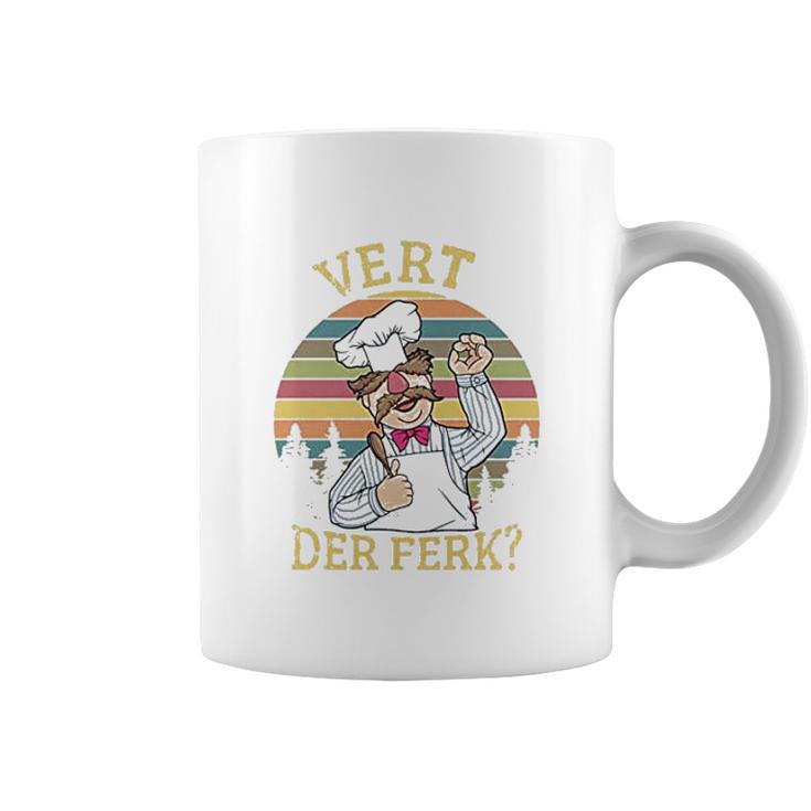 Vert Der Ferk Chef Funny Vintage Gift Coffee Mug