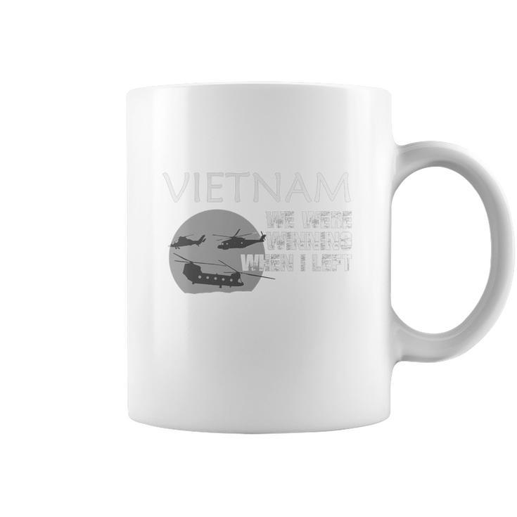 Vietnam We Were Winning When I Left Veteran Funny Gift Coffee Mug