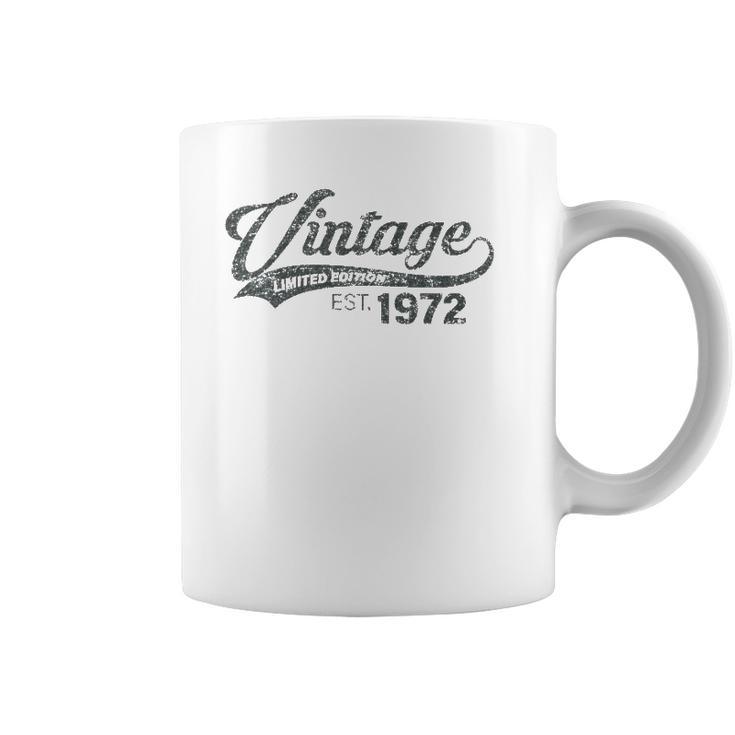 Vintage 1972 49 Years Old Bday 49Th Birthday Gift Men Women Coffee Mug