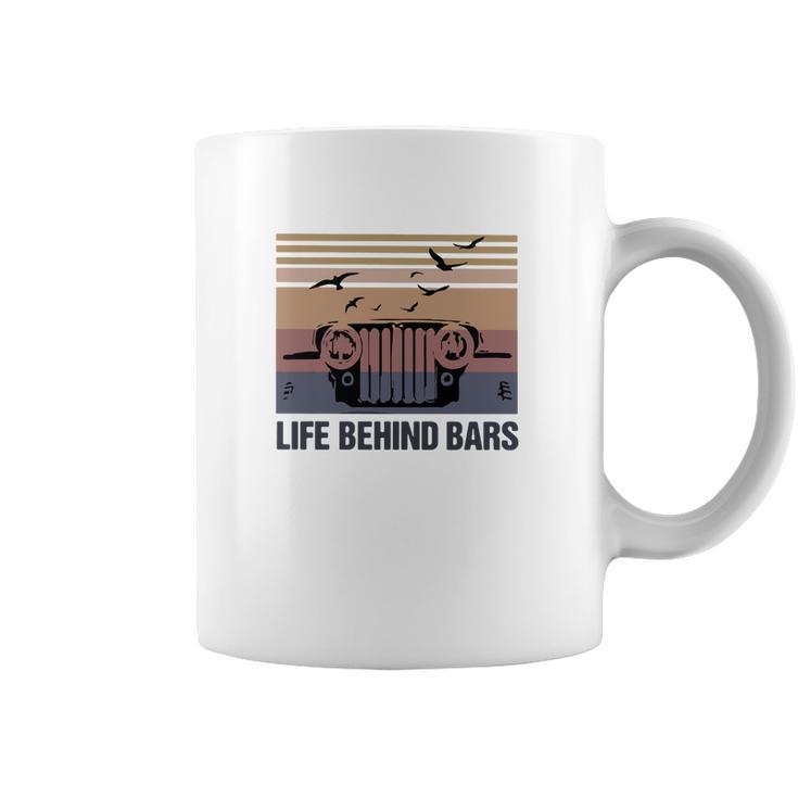 Vintage Jeep Life Behind Bars Shirt Coffee Mug