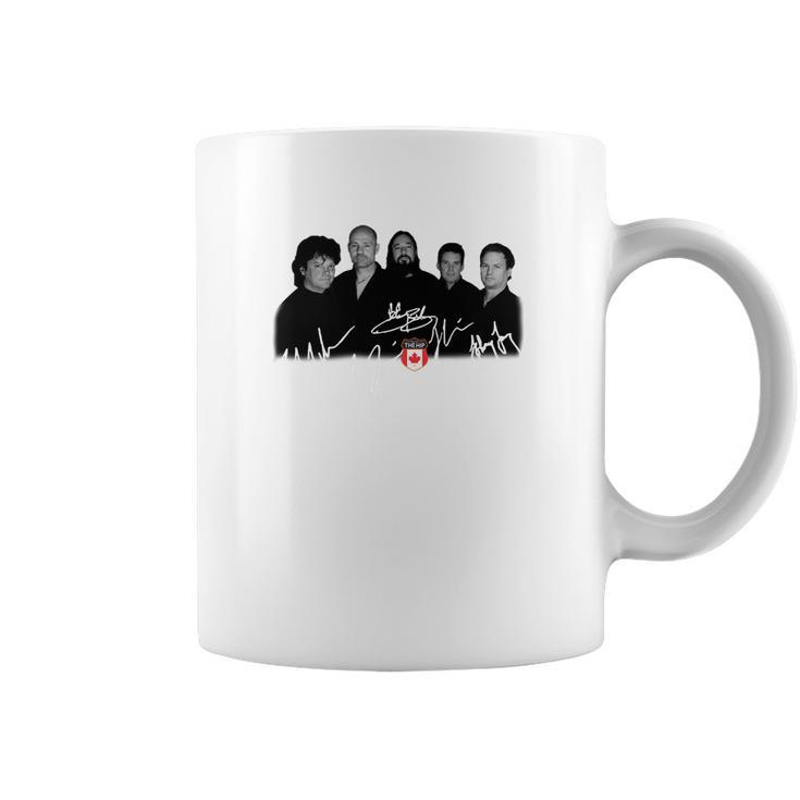 Vintage The Tragically Hip Mono Picture Coffee Mug