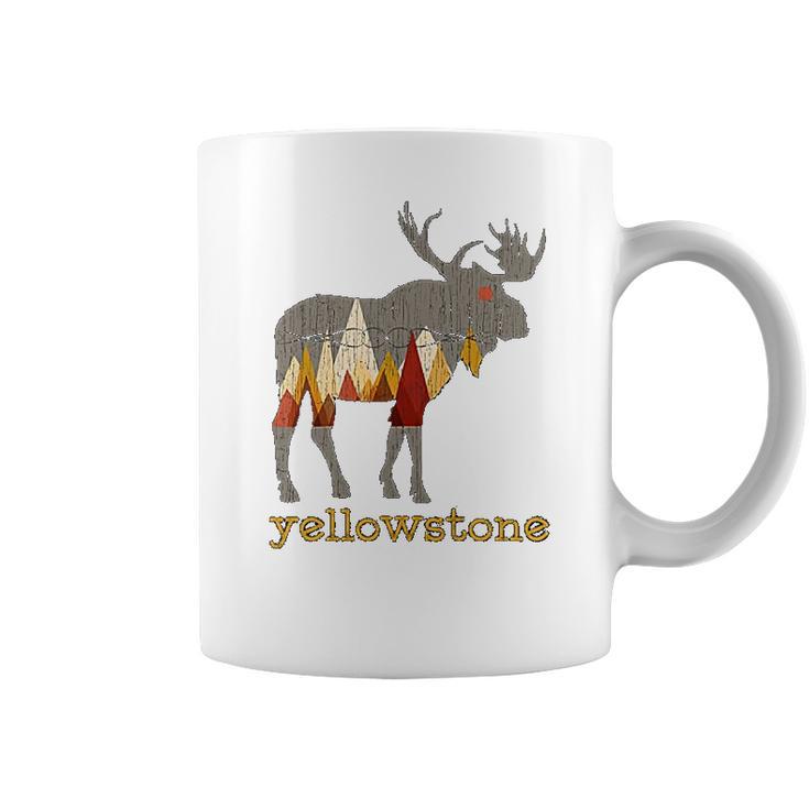 Vintage Yellowstone National Park Bull Moose Coffee Mug