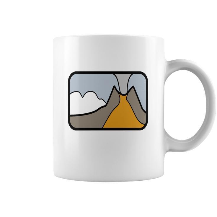 Volcano Scene Coffee Mug