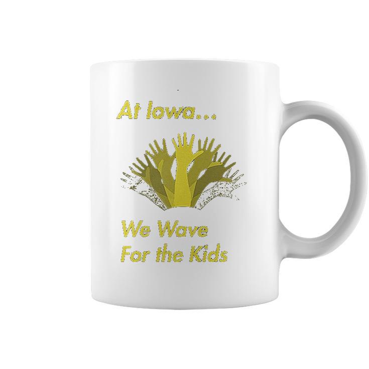 Wave  Hawkeyes Waving  Iowans Kids Childrens Hospital Coffee Mug