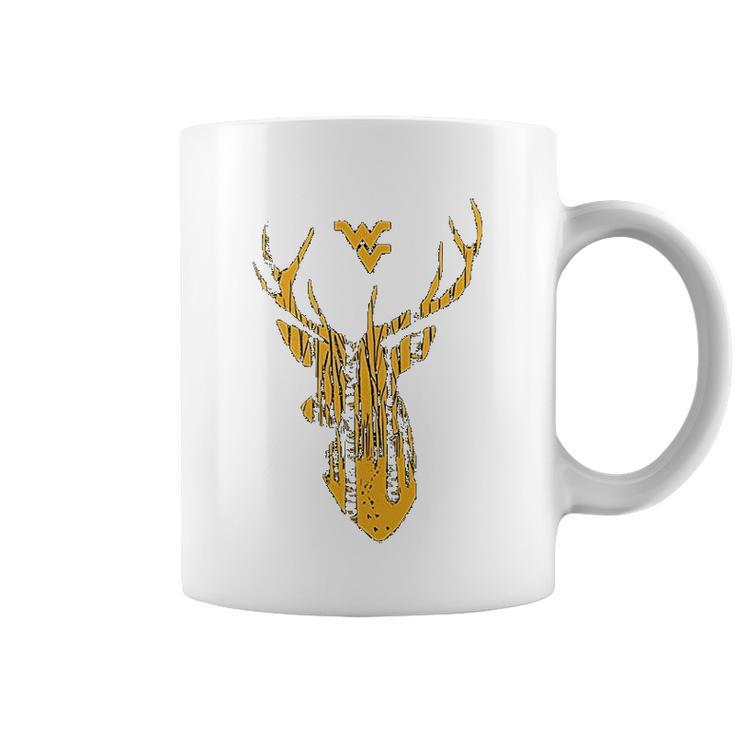 West Virginia Mountaineers Hunting  Forest Deer Coffee Mug